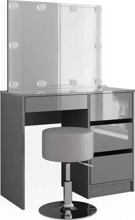 Actual product image Vicco Sherry with stool and lighting (90 x 75 x 40 cm)