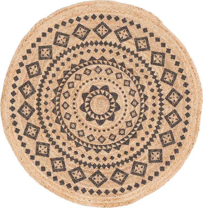 Image du produit Pergamon Fibre naturelle Tapis de jute fait main Nele Rund (120 x 120 cm)