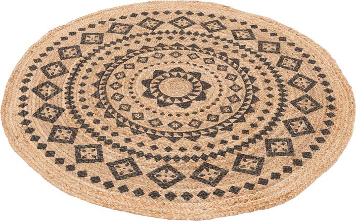 Image du produit Pergamon Fibre naturelle Tapis de jute fait main Nele Rund (120 x 120 cm)