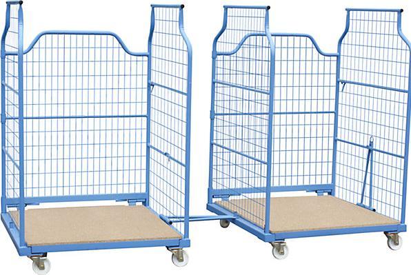 Produktbild Cordes Universal-Corlette® mit Vergitterung, Typ 1200, lichtblau, 1200x800x1850mm (800 kg)