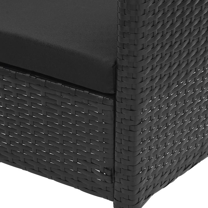 Image du produit Möbilia Salon de jardin noir