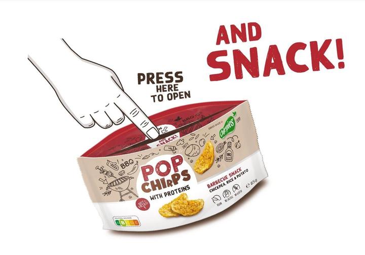 Image du produit Chirpies POP Chirps BBQ Snack de pois chiches Box (850 g)