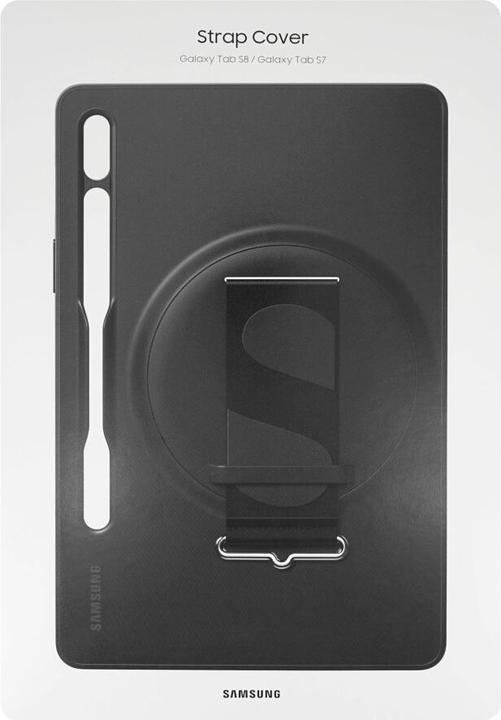 Actual product image Samsung Tab S8 Strap Cover black (Galaxy Tab S8)