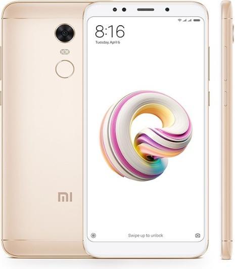 Actual product image Xiaomi Redmi 5 Plus (64 GB, Gold, 5.99", Hybrid Dual SIM, 12 Mpx, 4G)