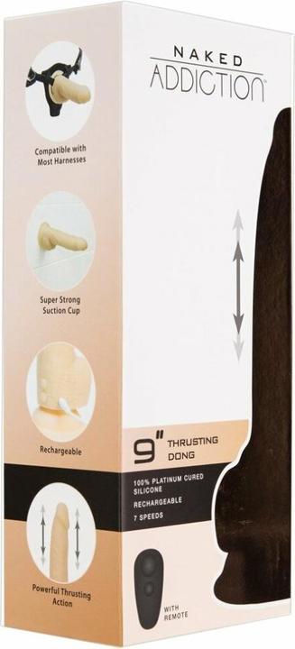 Image du produit Naked Addiction 9" Thrusting Dong