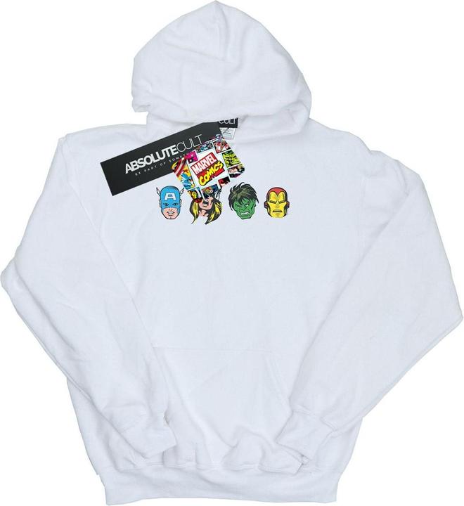 Produktbild Avengers Comic Heads Kapuzenpullover (L)