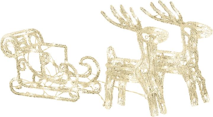 Actual product image Konstsmide Reindeer sleigh set