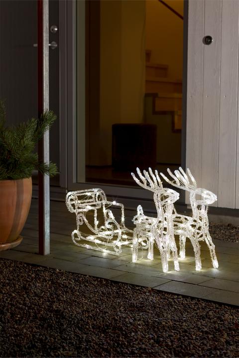 Actual product image Konstsmide Reindeer sleigh set