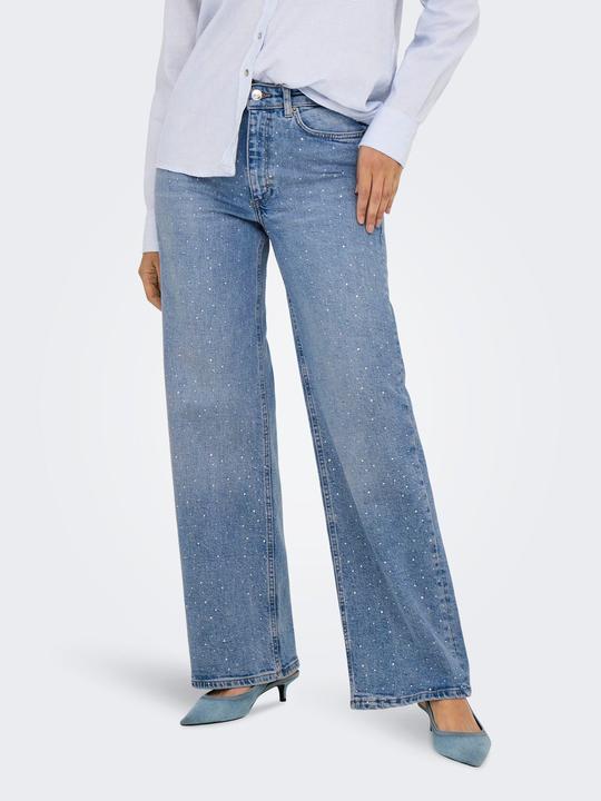 Produktbild Only ONLJUICY Hohe Taille Weiter Beinschnitt Jeans Jeans mit weitem Bein (26)