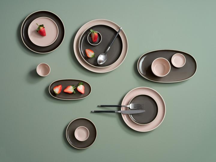 Image du produit ASA Selection semana Platte oval caviar 28,5x16x2,2cm