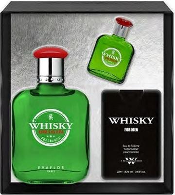NoName Whisky Origin Eau De Toilette Spray Set - 100ml, 10ml, 20ml (Eau de Toilette, 100 ml)