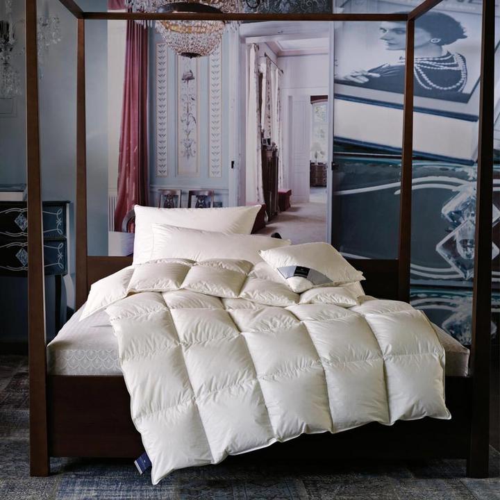 Produktbild Billerbeck Daunendecke E23 Inga Kassette II warm, Füllung: 90% Daunen, 10% Federn (768 g, 135x200 cm)