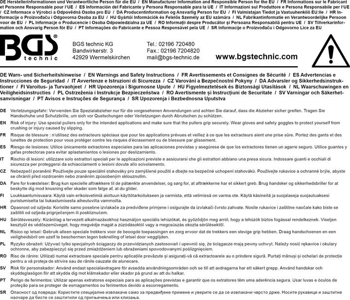 Immagine prodotto BGS Estrattore cuscinetto per Ø 15 - 31 mm