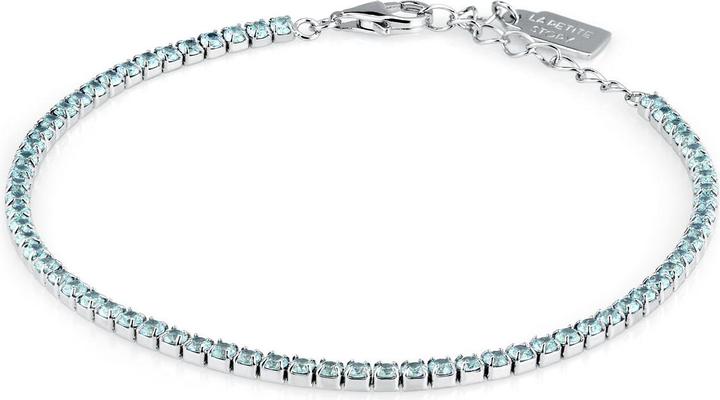 Actual product image La Petite Story Silver tennis bracelet with light blue zircons Silver LPS05AWV35 (16 cm, 925 silver)