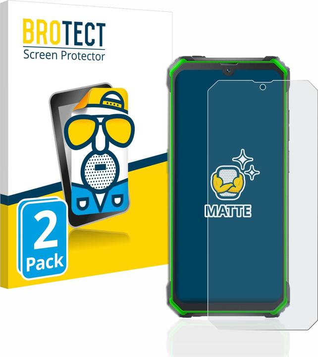Produktbild BROTECT Entspiegelungs-Schutzfolie Displayschutz Matt (2 Stück, Blackview BV7100)
