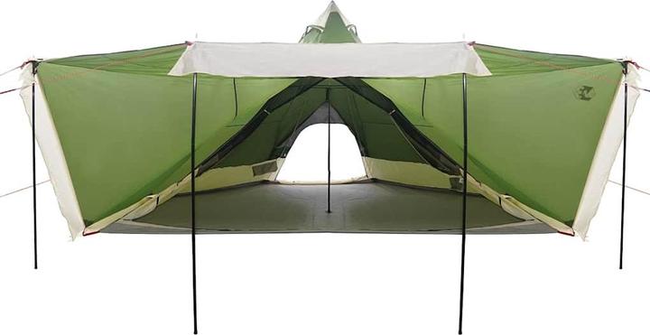 Produktbild VidaXL Tipi-Familienzelt 6 Personen Grün Wasserdicht (11.05 kg, 6 Personen)