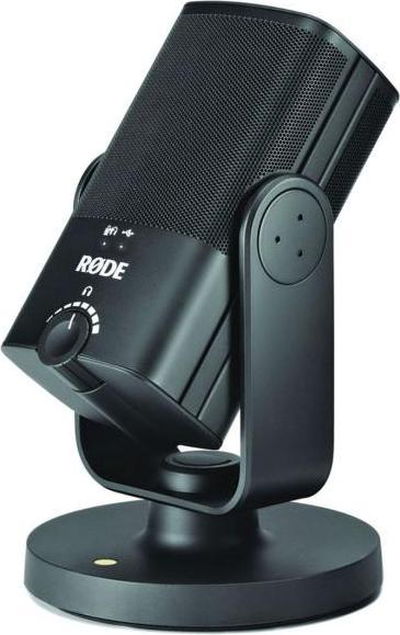 Actual product image RØDE NT-USB MINI with NB35RD red articulated arm
