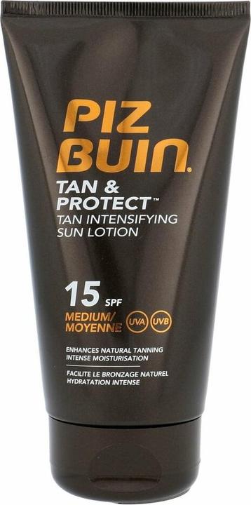 Actual product image Piz Buin Tan & Protect Tan Intensifying Sun Lotion (Sun lotion, SPF 15, 150 ml, 150 g)