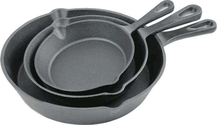 Produktbild Santos PfannenSet Gusseisen 3teilig (Pfannenset + Topfset)