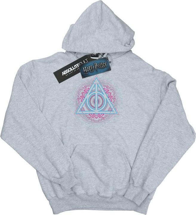 Neon Deathly Hallows Kapuzenpullover