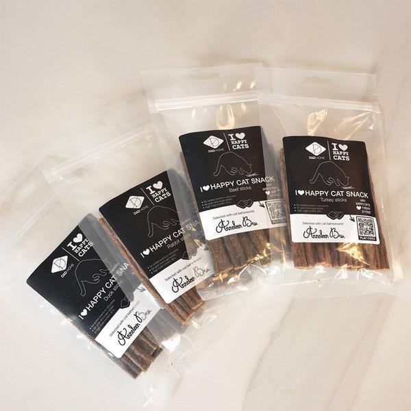 Actual product image D&D I Love Happy Cat Snack-Duck sticks, approx. 70g - 11cm (70 g)