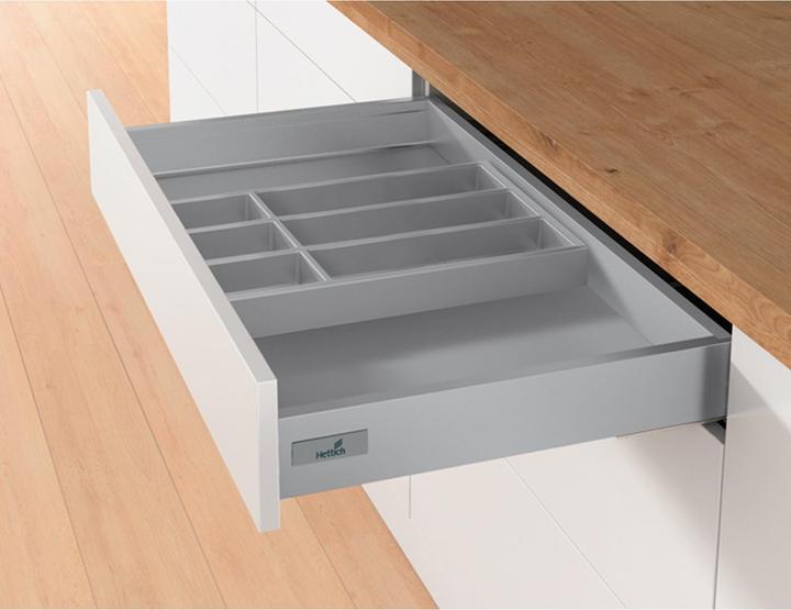 Produktbild Hettich OrgaTray 490 Besteckeinsatz NL 520 mm silber