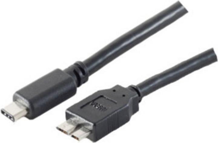Shiverpeaks BS77142-1.8 1.8m USB C Micro-USB B Männlich Männlich Schwarz USB Kabel (1.80 m, USB 3.2 Gen 1)