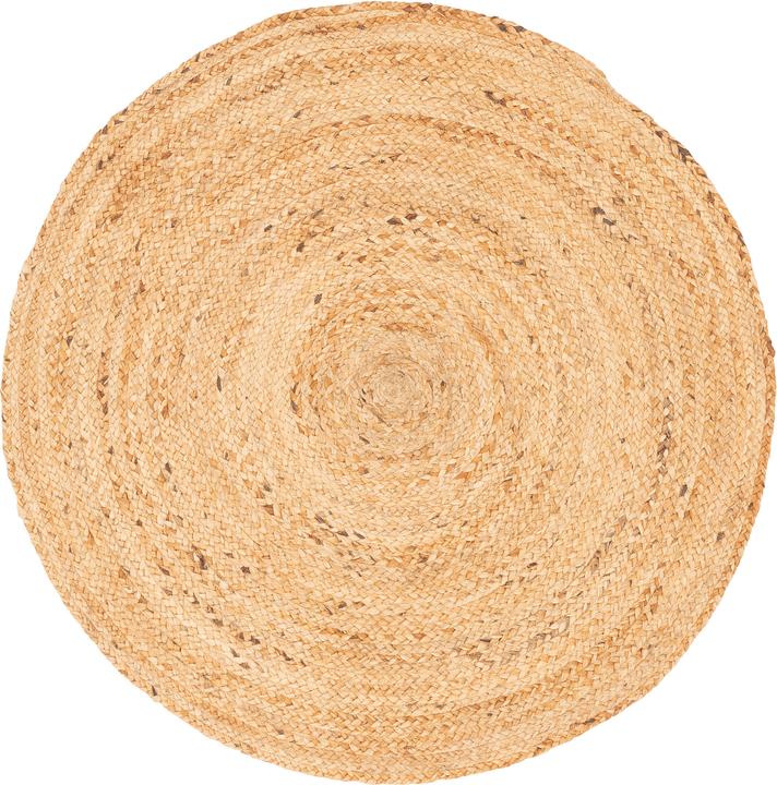 Actual product image Pergamon Natural Fiber Handmade Jute Carpet Nele Round (120 x 120 cm)