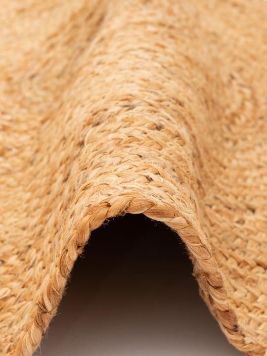 Actual product image Pergamon Natural Fiber Handmade Jute Carpet Nele Round (120 x 120 cm)