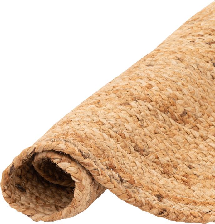 Actual product image Pergamon Natural Fiber Handmade Jute Carpet Nele Round (120 x 120 cm)