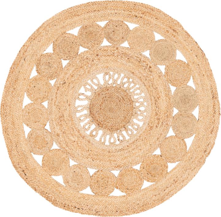 Image du produit Pergamon Tapis de jute fait à la main Pia Round (120 x 120 cm)