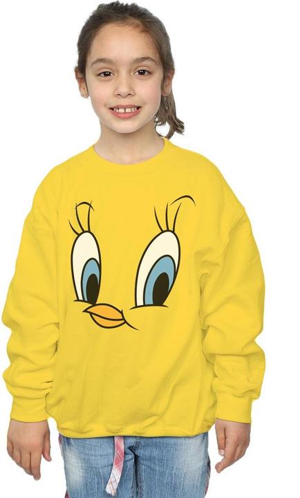 Produktbild Looney Tunes Tweety Pie Face Sweatshirt Mädchen (152, 158)