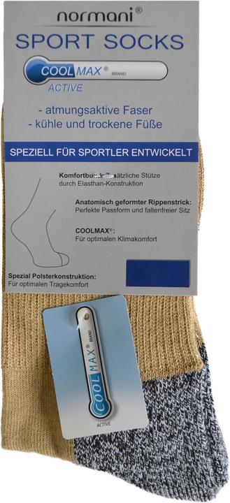 Produktbild Normani 2 Paar Coolmax Trekking-Funktionssocken (2er Pack, 35 - 38)