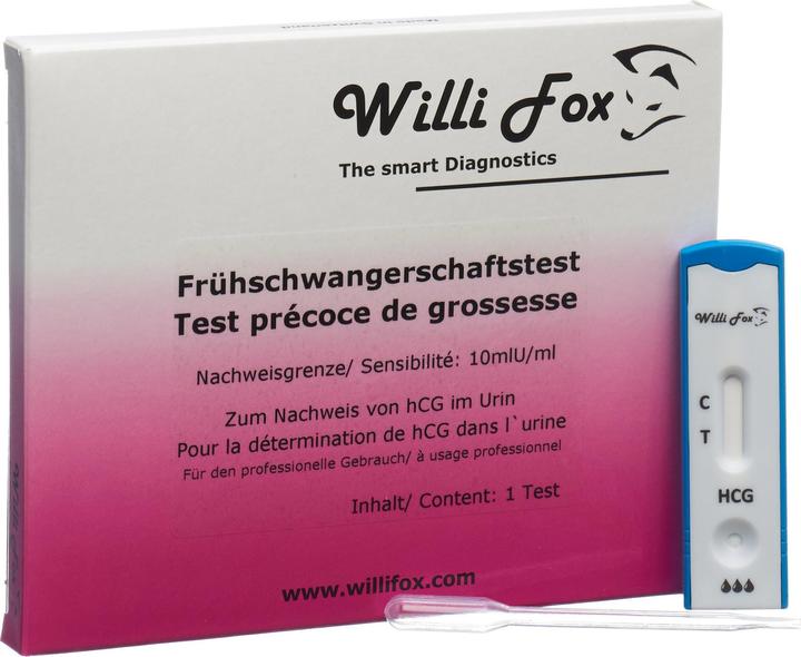 Willi Fox Frühschwangerschaftstest Urin (1 Stk) (1 x)