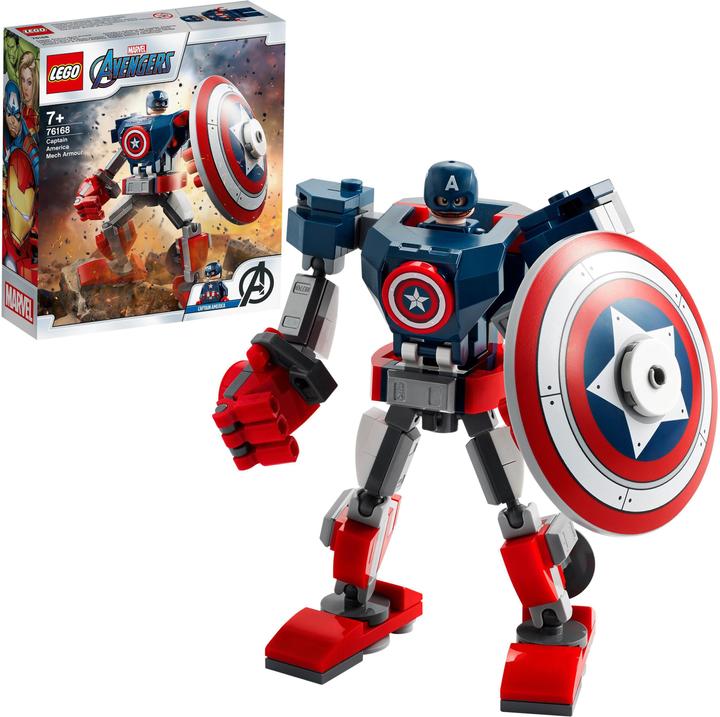 Image du produit LEGO Captain America Mech (76168, LEGO Marvel)