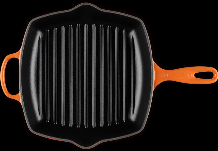 Image du produit Le Creuset Signature (26 cm, Poêle à grillades, Fonte)