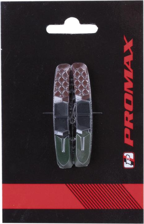 Actual product image Promax V-brake shoe replacement pad pair 70mm C 3 T (Rubber)
