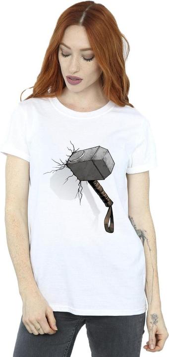 Image du produit Marvel - T-shirt THOR HAMMER CRACK - Femme (M)