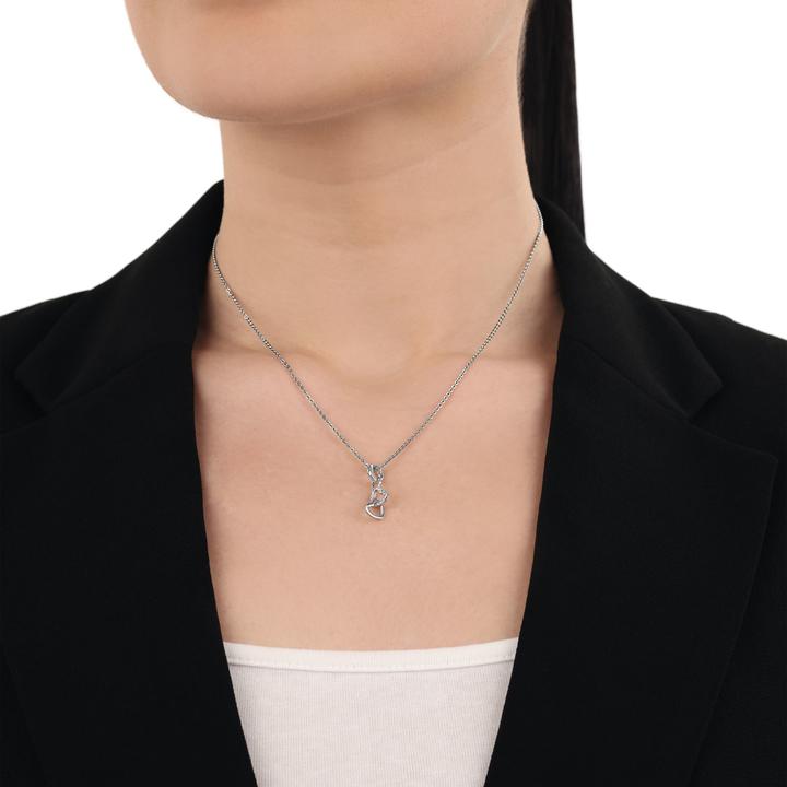 Produktbild Amor Charms für Damen, 925 Sterling Silber, Zirkonia synth. | Herz (Silber 925)