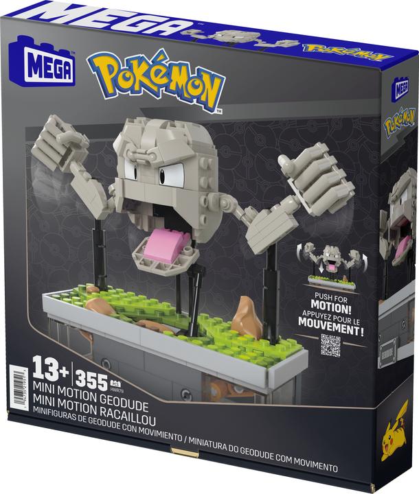 Produktbild MEGA Pokémon Mini Motion Kleinstein bewegliches Bauset (Multicolor)