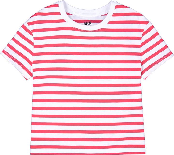 Produktbild La Redoute Collections T-Shirt mit rundem Ausschnitt und Streifenmuster (102)