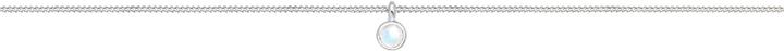Actual product image Elli Choker, gemstone necklace (Moonstone, 925 sterling silver, 36 cm)