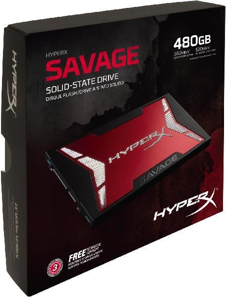 Actual product image HyperX Savage (480 GB, 2.5")