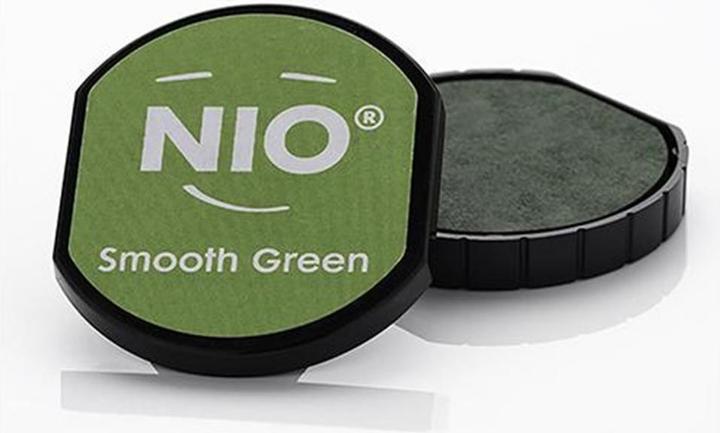 Actual product image NIO Colop stamp pad Smooth Green, detail colour: green
