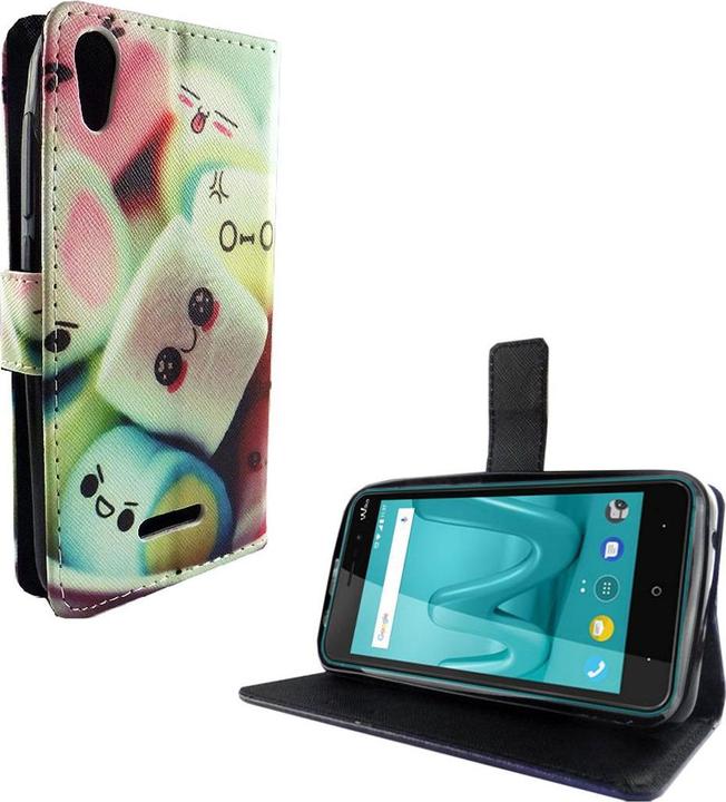 Produktbild König Design Hülle Handy Schutz für Wiko Lenny 4 Case Cover Tasche Wallet Etui Handyhülle Neu (Wiko Lenny 4)