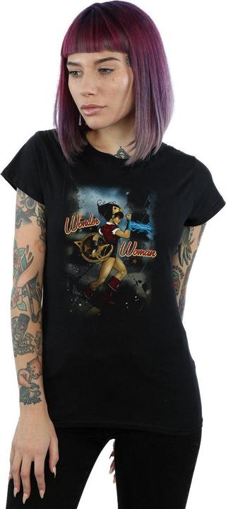 Image du produit - T-shirt WONDER WOMAN BOMBSHELL COVER - Femme (L)
