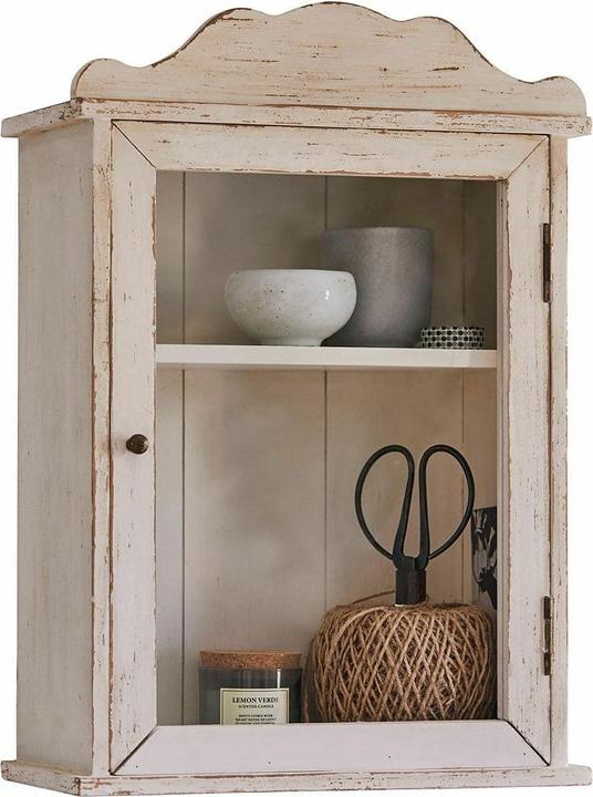 Immagine prodotto Loberon Armadio a muro Sandrine bianco antico (35, B, H, 18 cm, T 50)