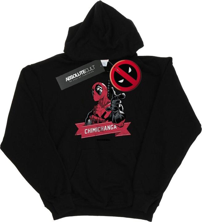 Image du produit - Sweat à capuche DEADPOOL CHIMICHANGA FINGER - Homme (L)