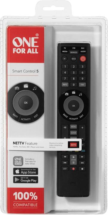 Actual product image One for All Smart Control 5 (Universal remote control, Infrared)