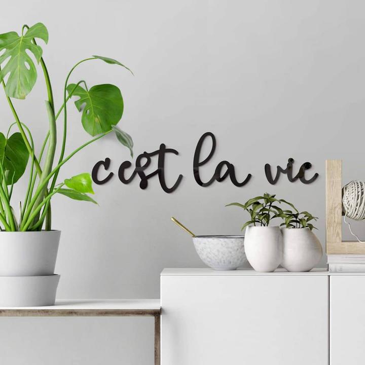 Produktbild Trenddeko C'est la vie (38 x 10 cm)
